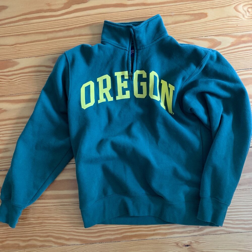 University of Oregon 3/4 Zip Sweatshirt